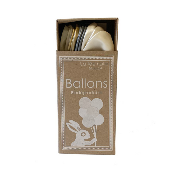 SET OF BIODEGRADABLE BALLOONS DISCO — by La fée raille
