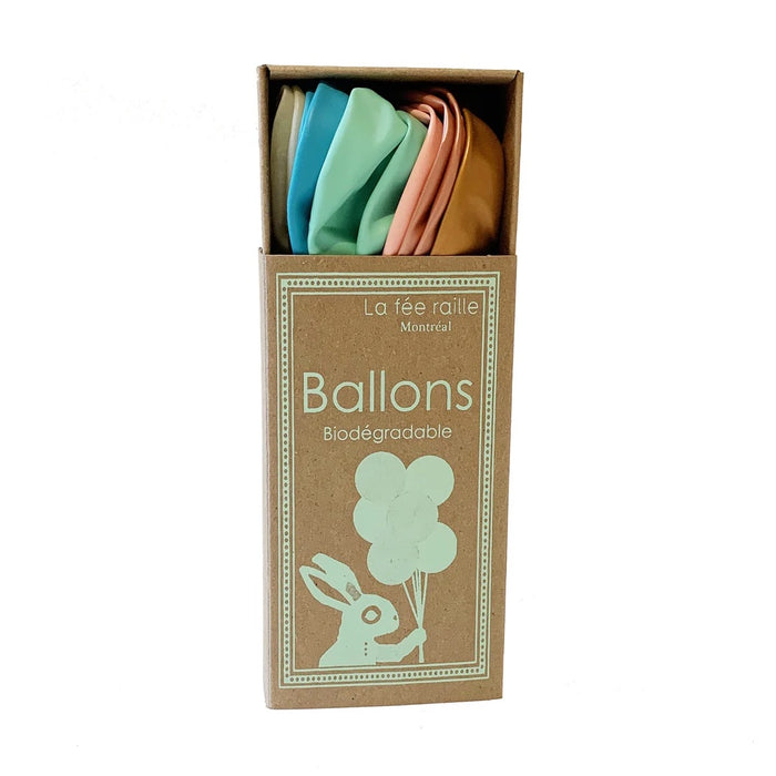 SET OF BIODEGRADABLE BALLOONS FUNFAIR — by La fée raille