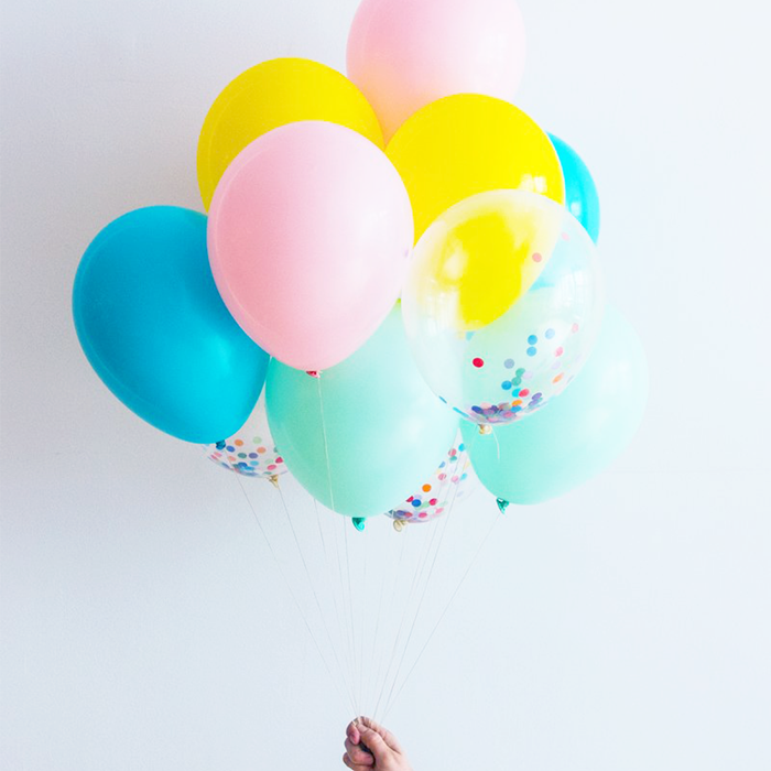SET OF BIODEGRADABLE BALLOONS ICE CREAM — by La fée raille
