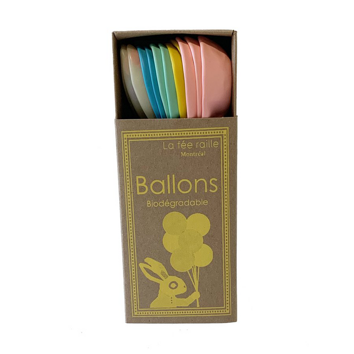 SET OF BIODEGRADABLE BALLOONS ICE CREAM — by La fée raille