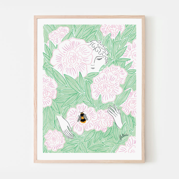 SHYNESS & TENDER CURIOSITY, 11" X 14" — by Isabelle Feliu