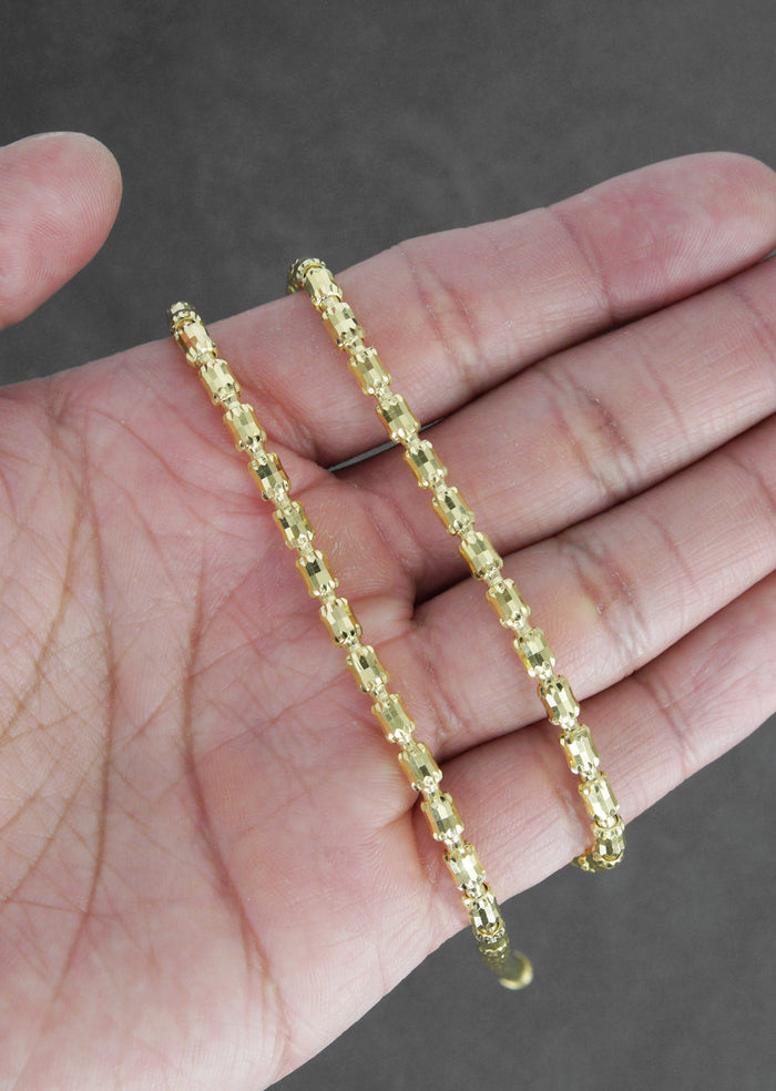 Silver Chain - Mens Gold Chain / Barrel Chain / 4 MM