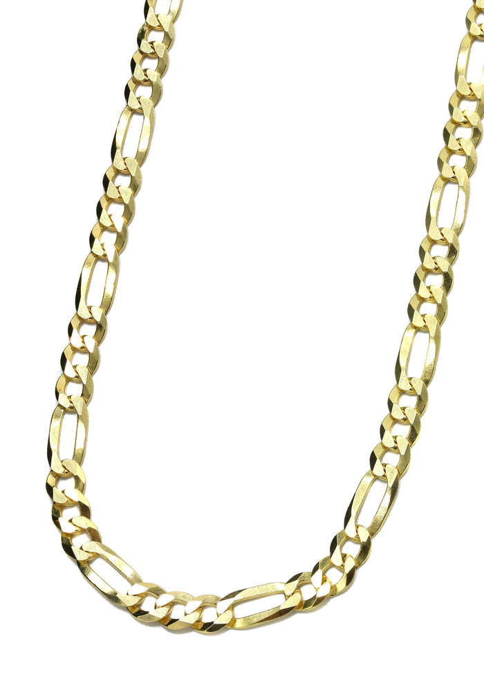 Silver Chain - Mens Gold Chain / Figaro Chain / 5 MM