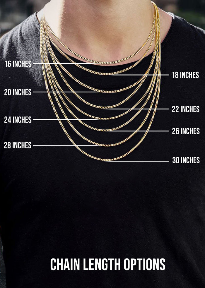 Silver Chain - Mens Gold Chain / Figaro Chain / 5 MM