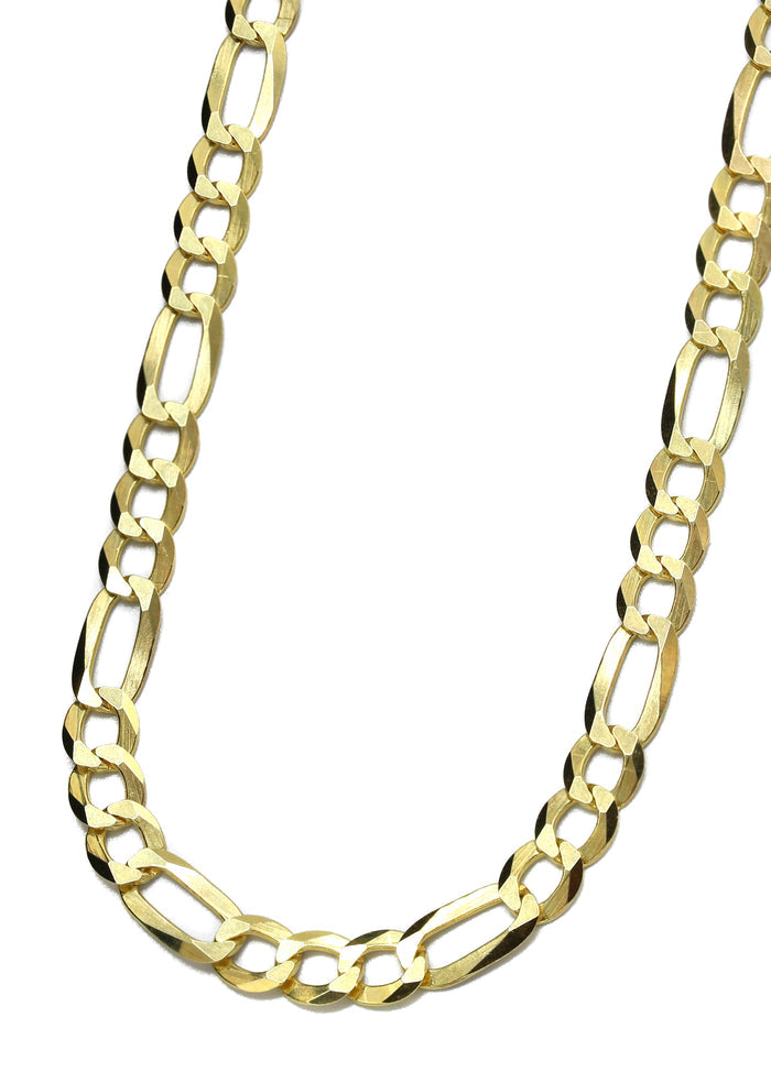 Silver Chain - Mens Gold Chain / Figaro Chain / 5.6 MM