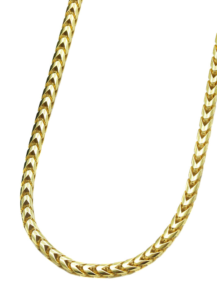 Silver Chain - Mens Gold Chain / Franco Chain / 2.5 MM