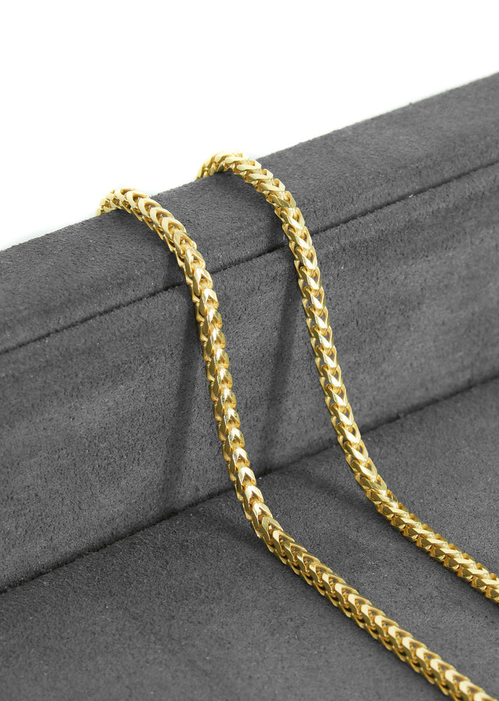 Silver Chain - Mens Gold Chain / Franco Chain / 2.5 MM