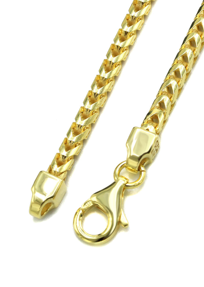 Silver Chain - Mens Gold Chain / Franco Chain