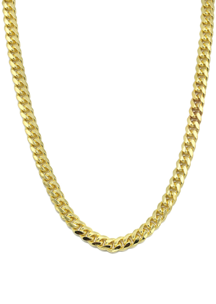 Silver Chain - Mens Gold Chain / Miami Cuban Link Chain