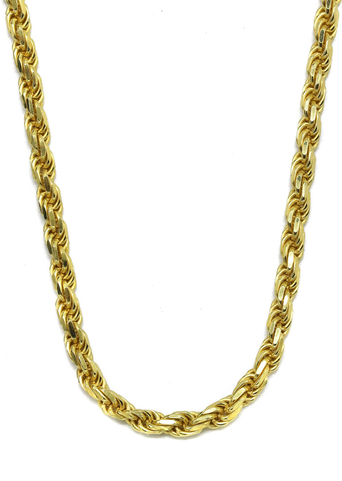 Silver Chain - Mens Gold Chain / Rope Chain