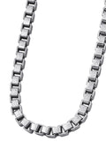 Silver Chain - Mens White Chain / Box Chain