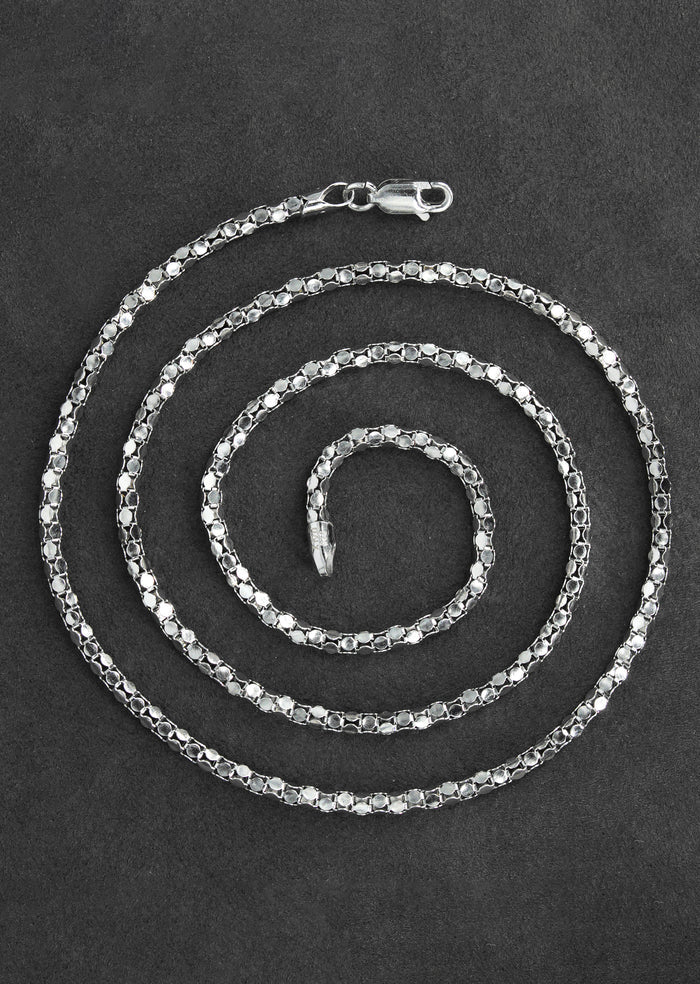 Silver Chain - Mens White Chain / Coreana Chain / 2 MM