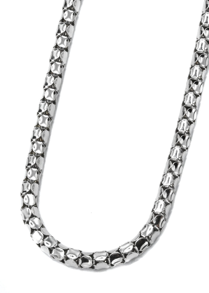 Silver Chain - Mens White Chain / Coreana Chain