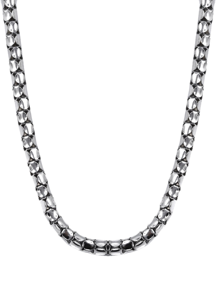 Silver Chain - Mens White Chain / Coreana Chain