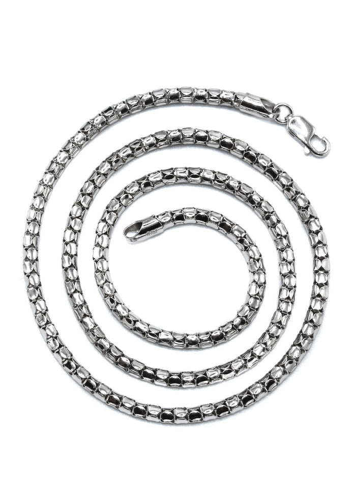 Silver Chain - Mens White Chain / Coreana Chain