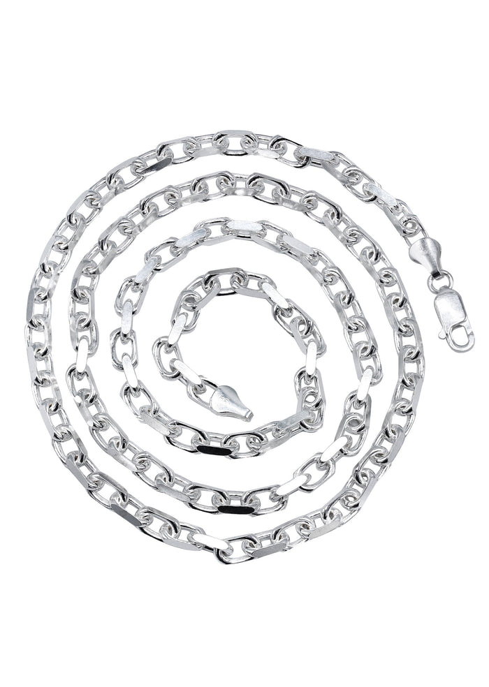 Silver Chain - Mens White Chain / Hermes Chain