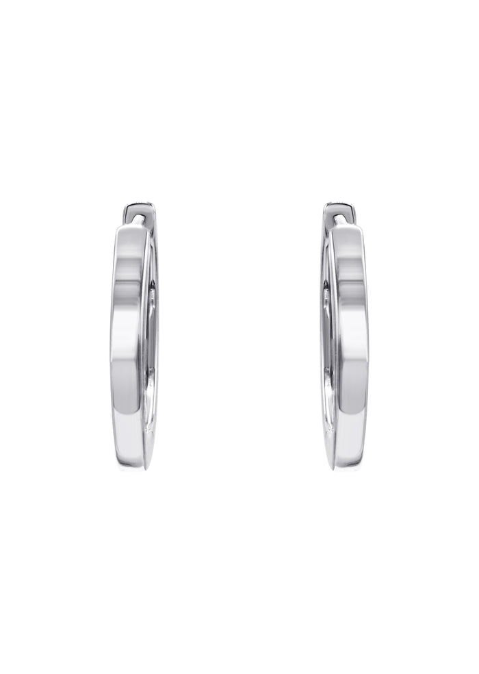 Silver Hoop Earring | Appx. 0.8 Grams