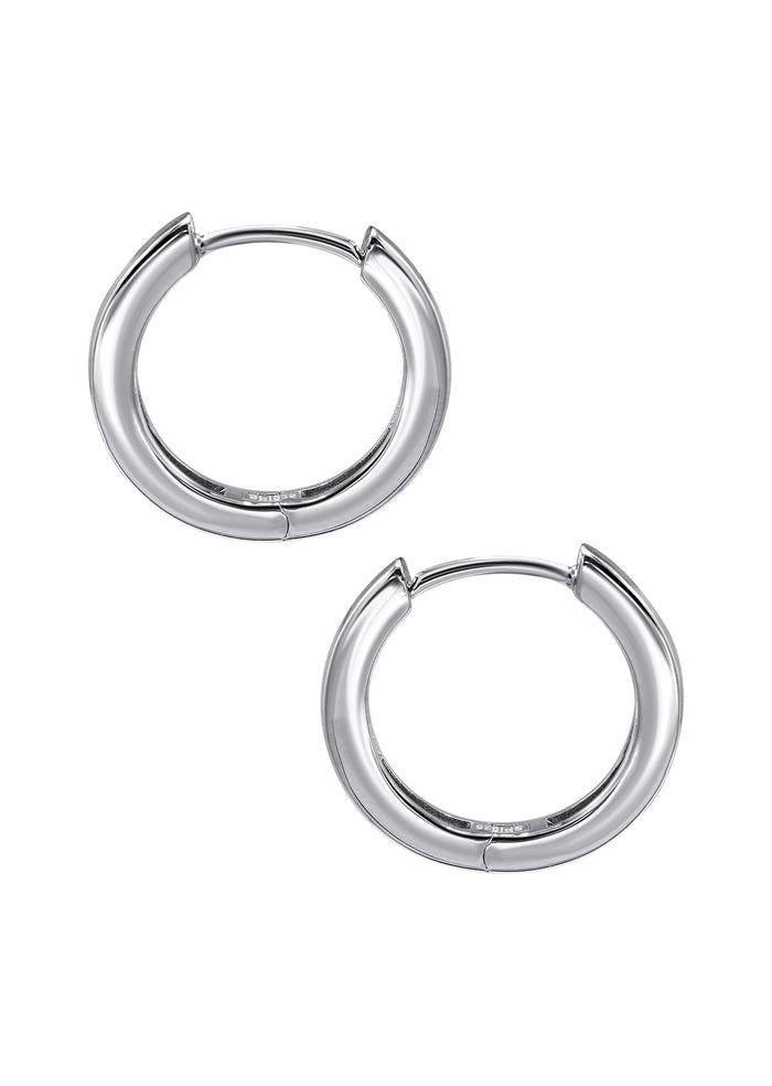 Silver Hoop Earring | Appx. 0.8 Grams