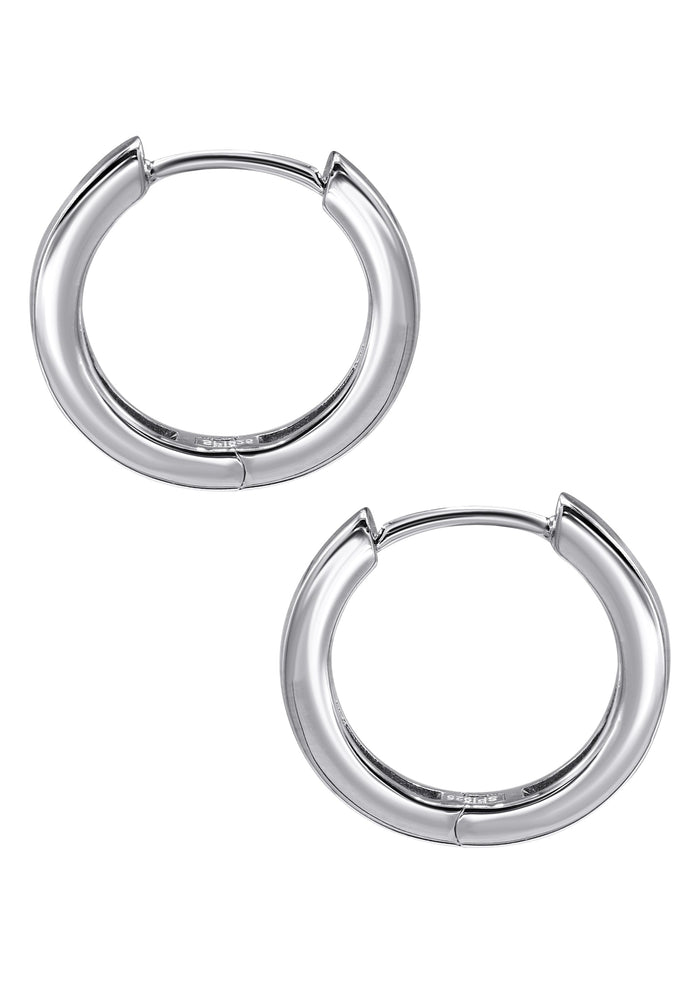 Silver Hoop Earring | Appx. 2.7 Grams