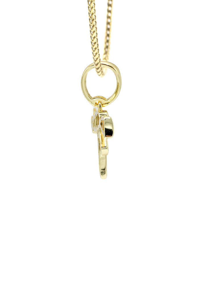 Silver Necklace - Gold Gun Necklace | 11 Grams