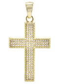 Silver Pendant - Gold Cross Pendant | Appx 5 Grams