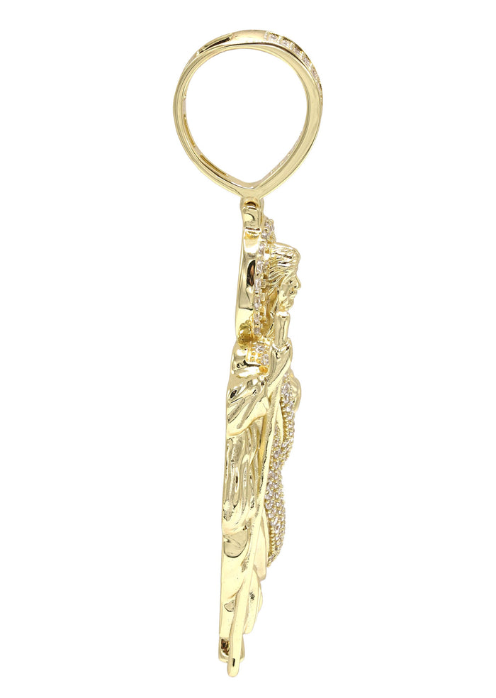 Silver Pendant - Gold St. Jude Pendant | Appx 13.8 Grams
