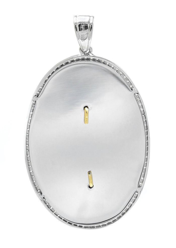 Silver Pendant - Gold Two Tone Virgin Mary Pendant | Appx 7.5 Grams