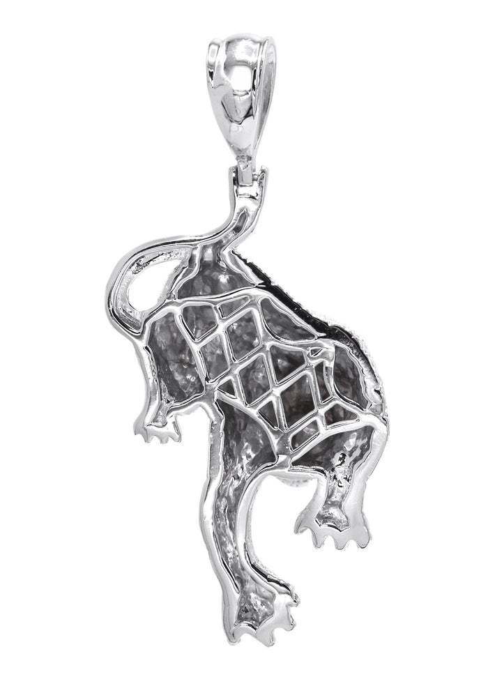 Silver Pendant - Silver Cheetah Pendant | Appx 12.5 Grams