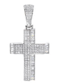 Silver Pendant - Silver Cross Pendant | Appx 8.8 Grams