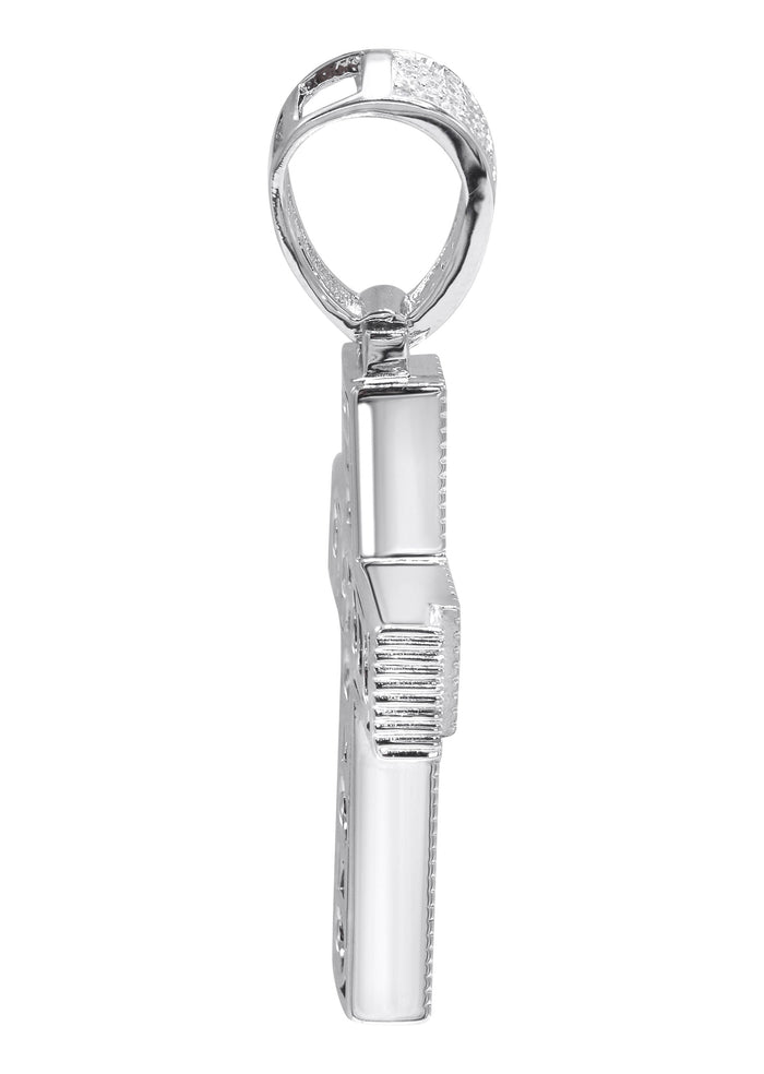 Silver Pendant - Silver Cross Pendant | Appx 8.8 Grams