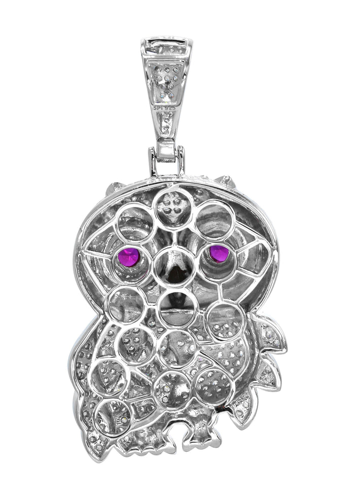 Silver Pendant - Silver Owl Pendant | Appx 6.7 Grams