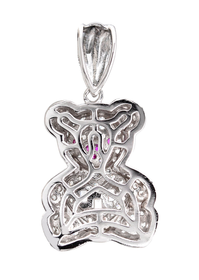 Silver Pendant - Teddy Bear Pendant | Appx 3 Grams