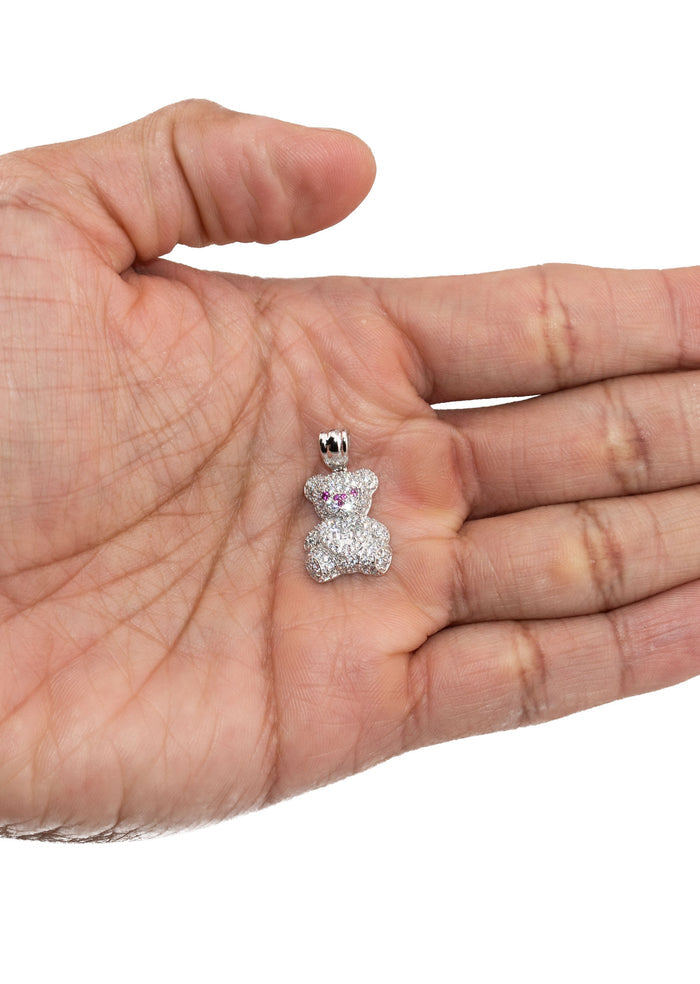 Silver Pendant - Teddy Bear Pendant | Appx 3 Grams