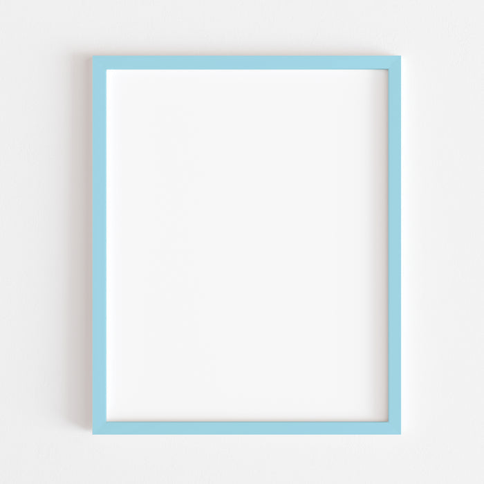 SKY BLUE FRAME — Multiple Sizes — PICK UP ONLY
