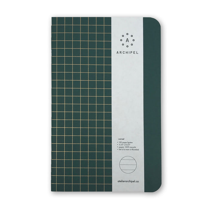 SMALL SQUARES NOTEBOOK (multiple colors)  — by Archipel