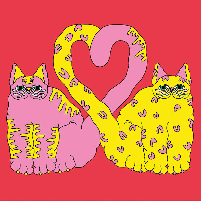 SMITTEN KITTEN, 10" x 8" — by Justine Jossart
