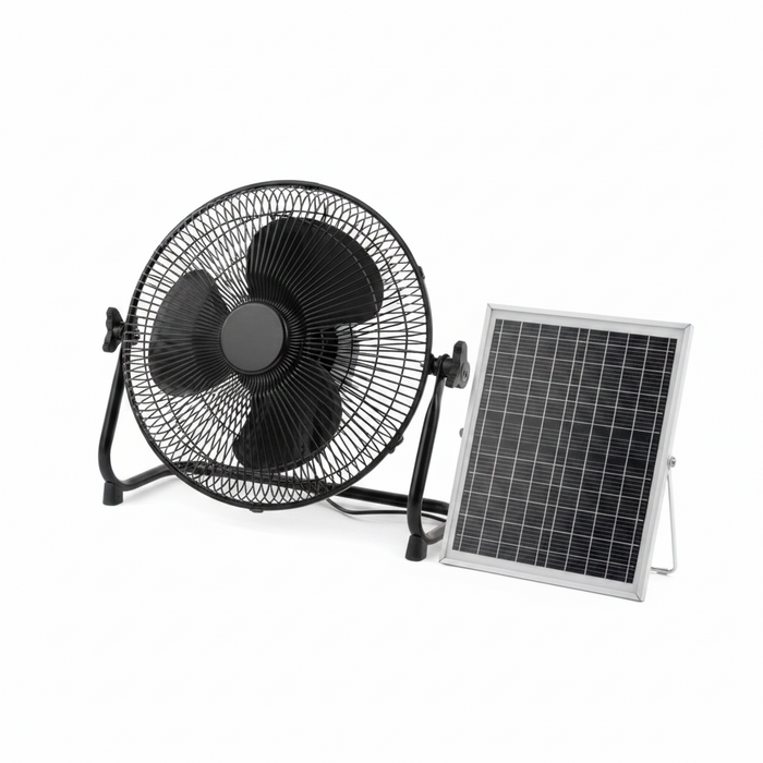 Solar Fan 8000mAh – Portable Solar Powered Rechargeable Fan for Indoor & Outdoor Use | Y7-06