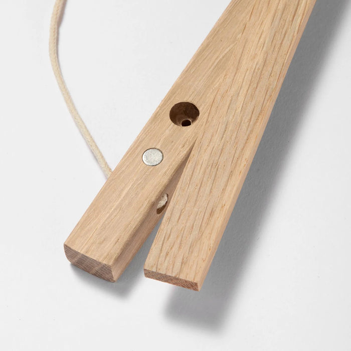 SOLID OAK MAGNETIC HANGER — Multiple Sizes