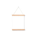 SOLID OAK MAGNETIC HANGER — Multiple Sizes