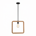 Square Dining Lamp 5012 FD-7343M – Geometric Square Ceiling Dining Light for Dining Rooms & Kitchens | Modern Architectural Square Dining Pendant