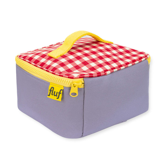 SQUARE LUNCH GINGHAM RED — by FLUF