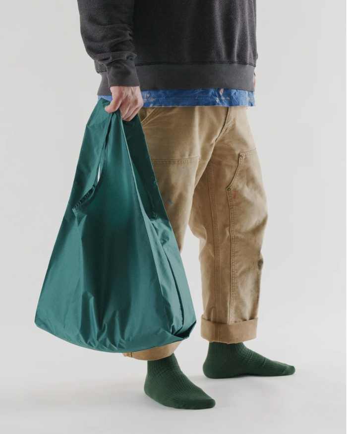 STANDARD MALACHITE REUSABLE BAG — by Baggu