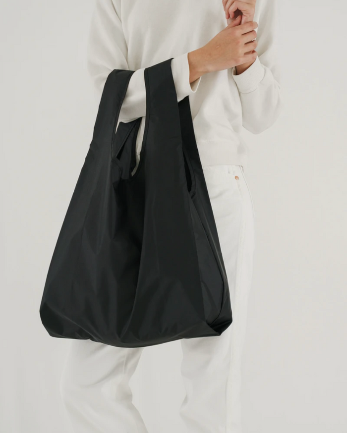 STANDARD REUSABLE BAG - Black — by Baggu