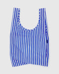 STANDARD REUSABLE BAG (Blue Painted Stripe) — by Baggu