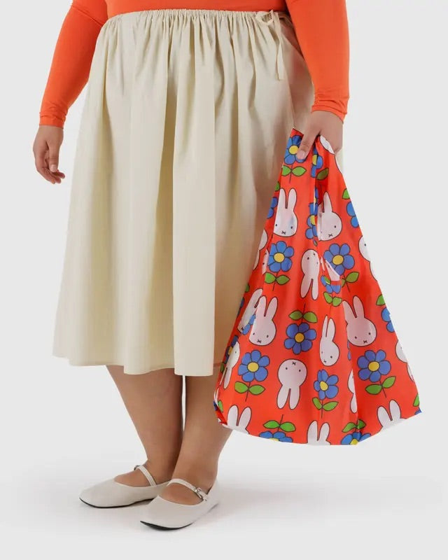 STANDARD REUSABLE BAG (Flower Miffy) — by Baggu