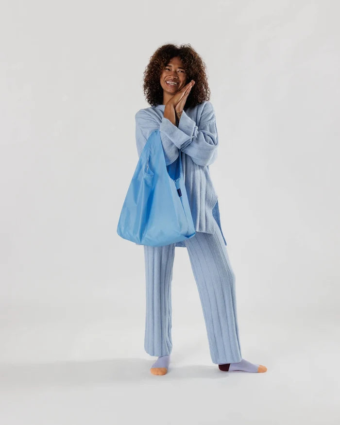 STANDARD SOFT BLUE REUSABLE BAG — by Baggu