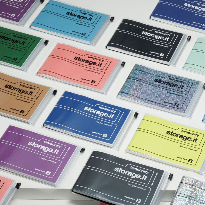 STORAGE.it NOTEBOOK WITH A POCKET COVER, 14,5x10cm (Multiple Colors) — by MARK'S