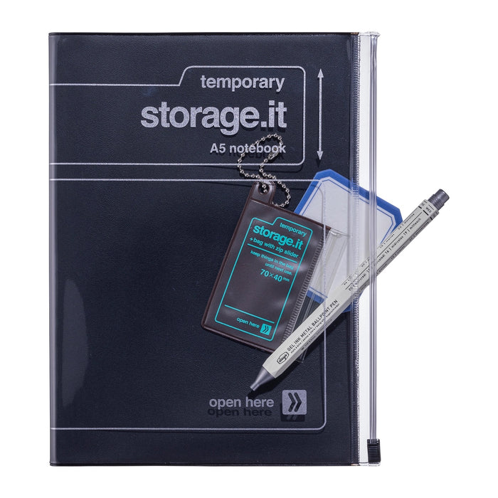 STORAGE.it NOTEBOOK WITH A POCKET COVER A5, 14,8x21cm (Multiple Colors) — by MARK’S