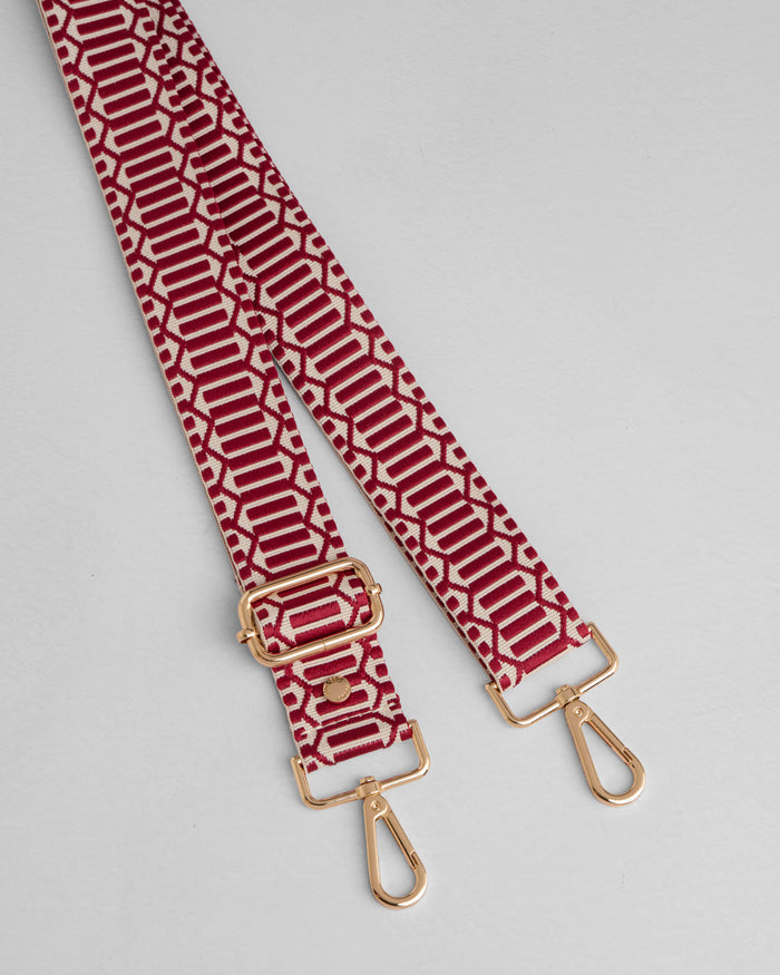 Strap Burnt Rhubarb Bar Stitch-Pom Pom London