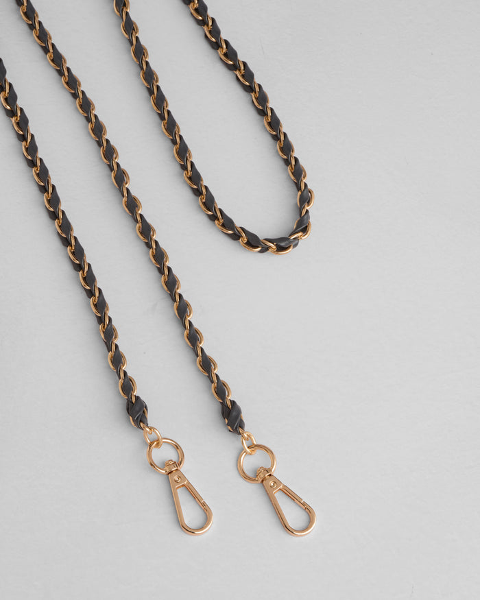 Strap Gold Chain Volcano Weave-Pom Pom London